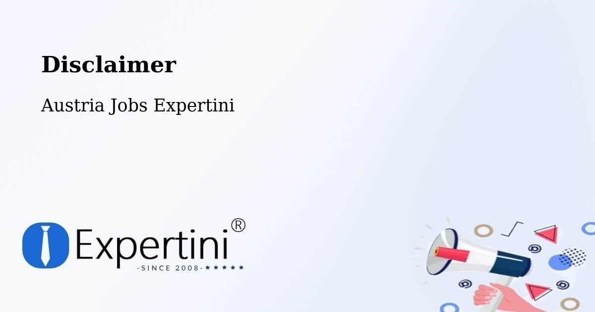 Disclaimer – Rottenmann - Austria Jobs Expertini